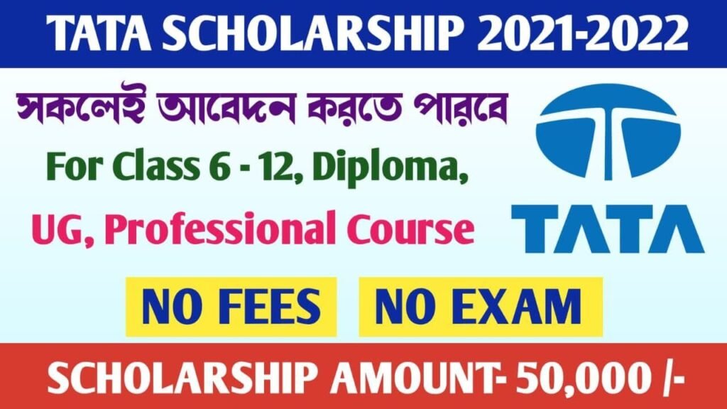 The Tata Capital Pankh Scholarship Programme – Scholarship for Classes 6 to 12, diploma, polytechnic or undergraduate